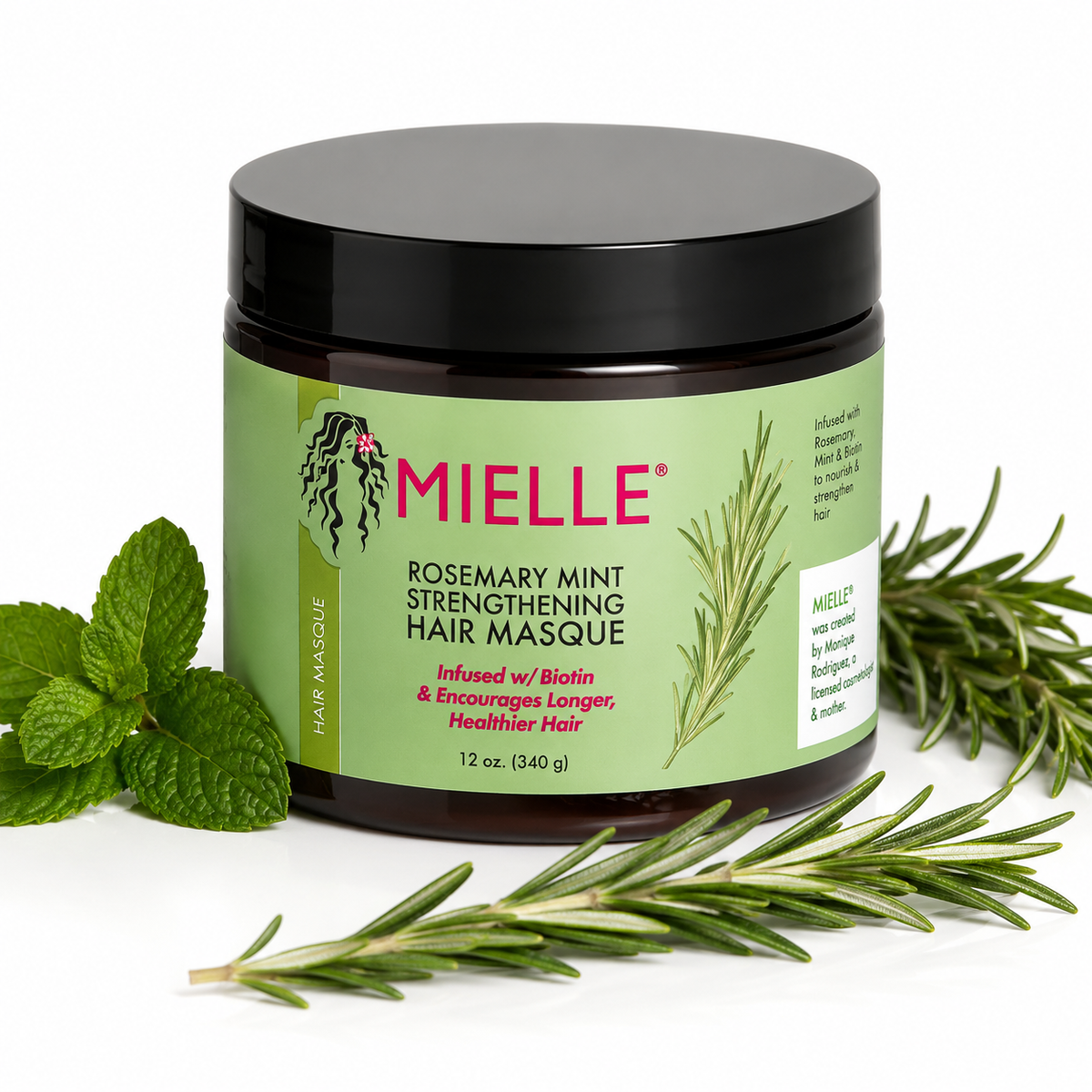 Mielle Rosemary Mint Strengthening Hair Masque (340g / 12 oz)