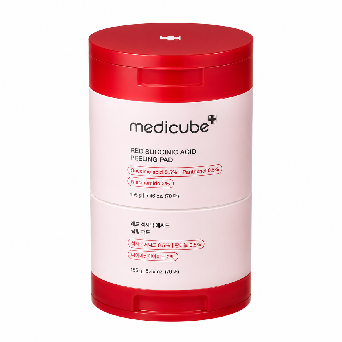 Medicube Red Succinic Acid Peeling Pad (70 Pads / 155g)