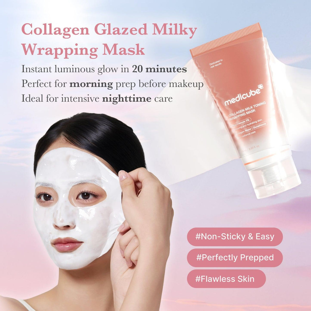 Medicube Collagen Milk Toning Wrapping Mask (75ml)