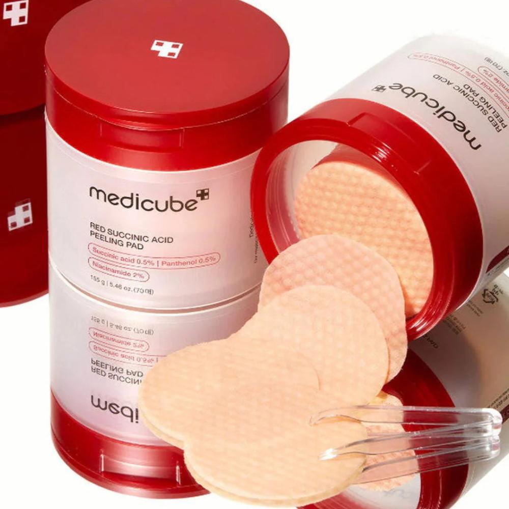 Medicube Red Succinic Acid Peeling Pad (70 Pads / 155g)