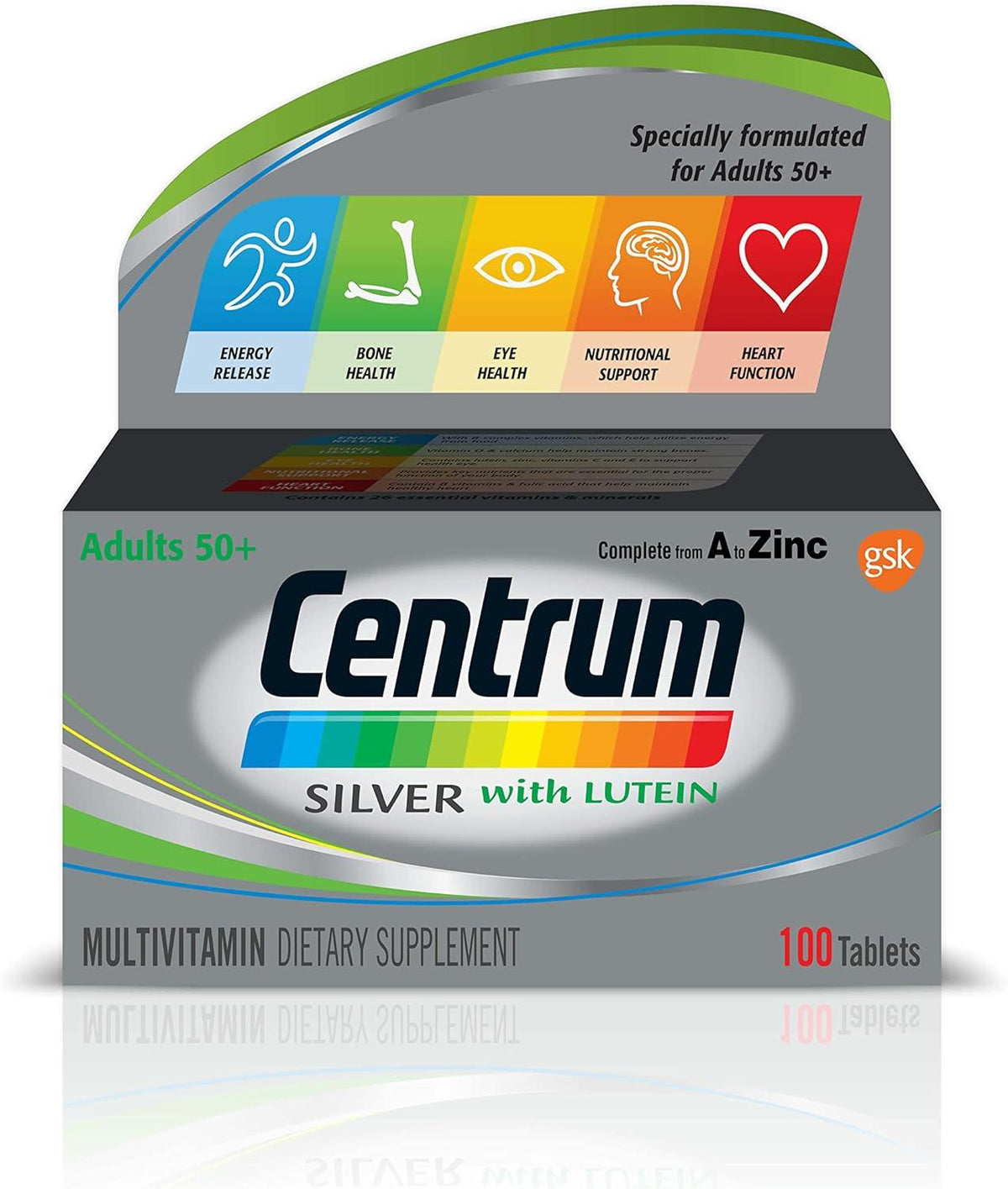 Centrum Silver with Lutein Adults 50+