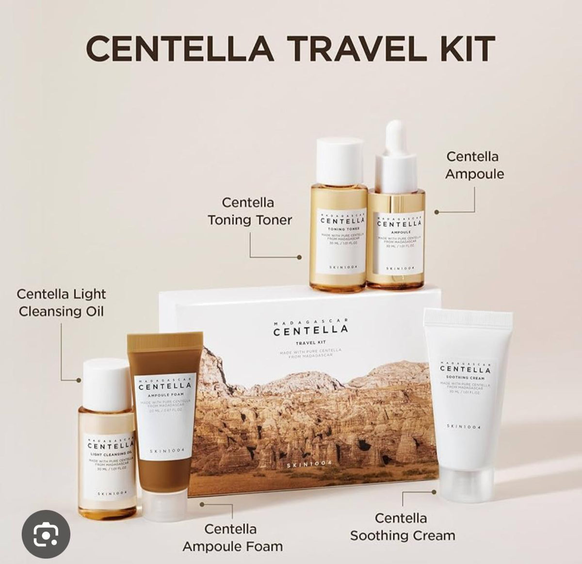 Centella travel  kit