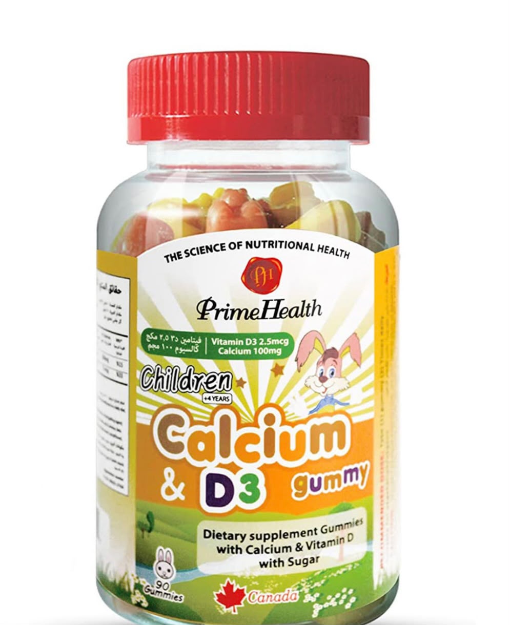 Prime Health Children Calcium & Vitamin D3 Gummies – 90 Gummies