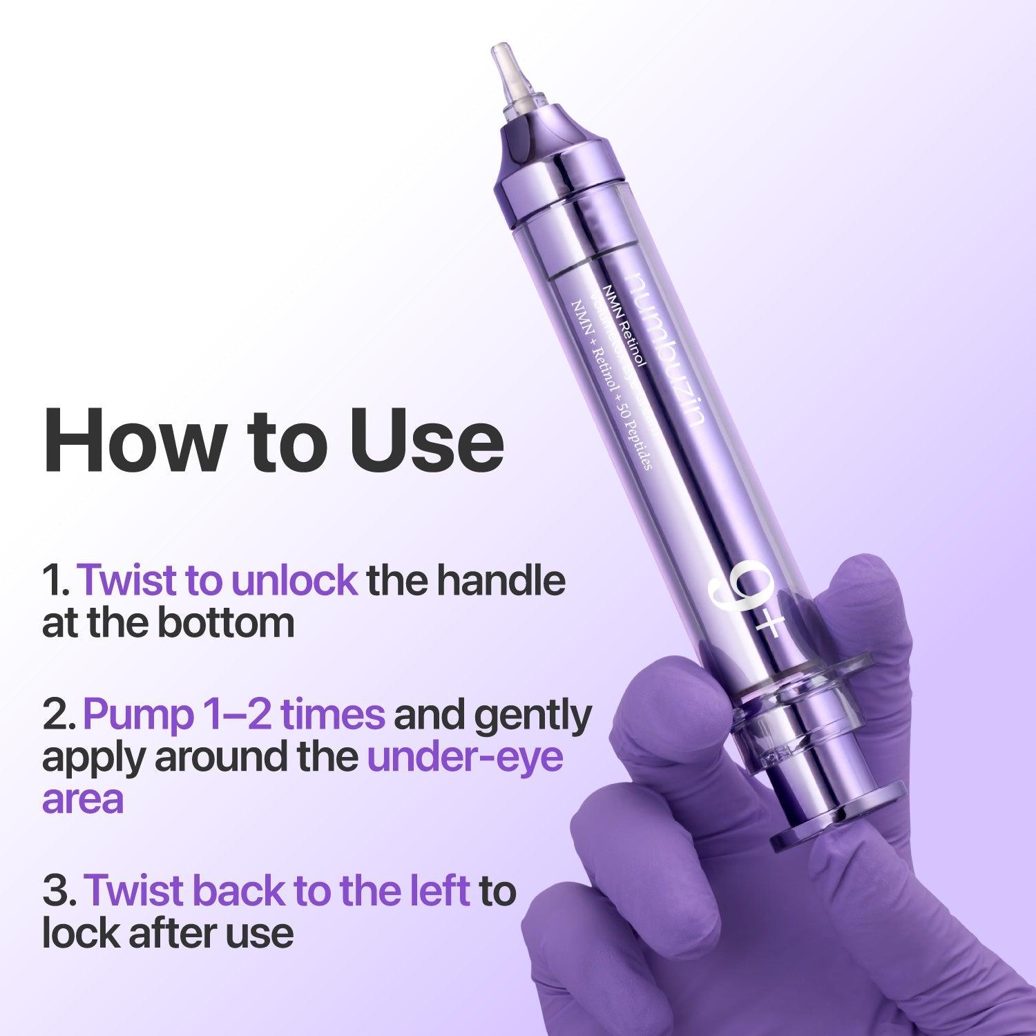 Numbuzin No.9 NAD+ Retinol Volumetox Eye Cream