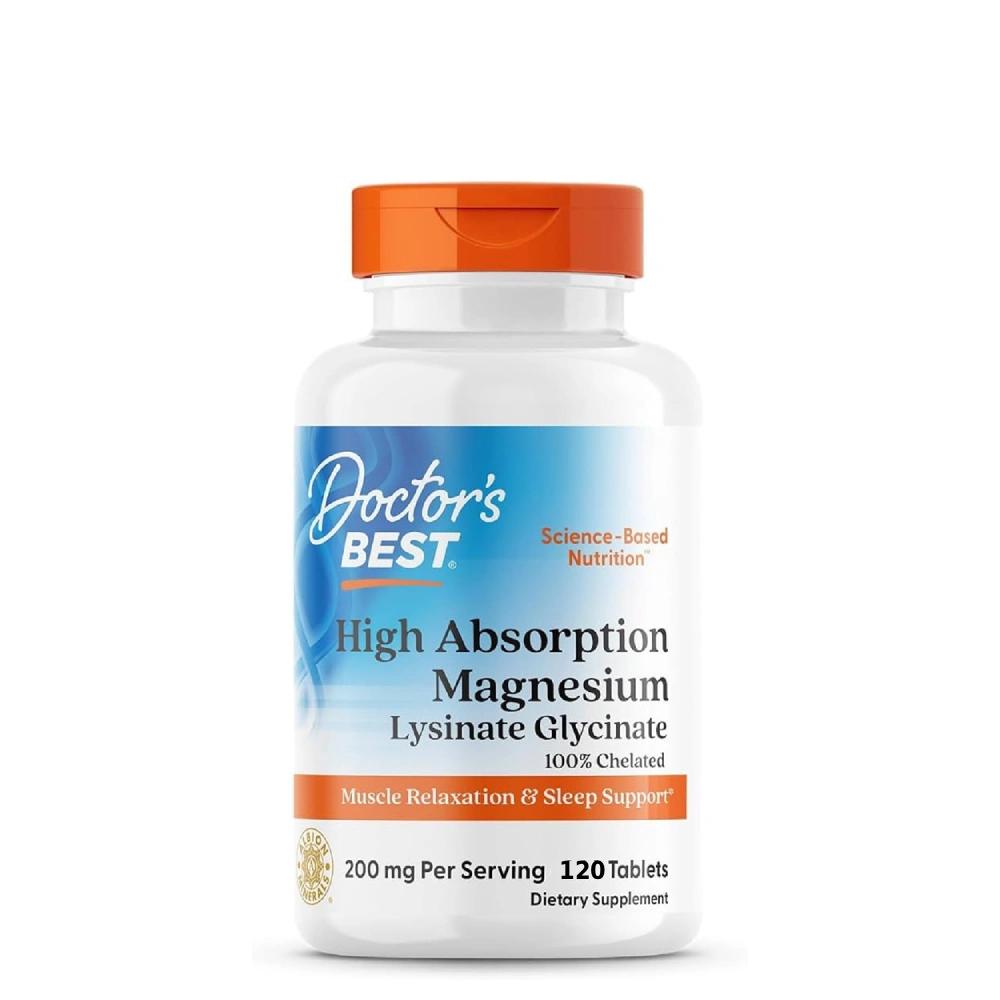 Doctor's Best High Absorption Magnesium Lysinate Glycinate